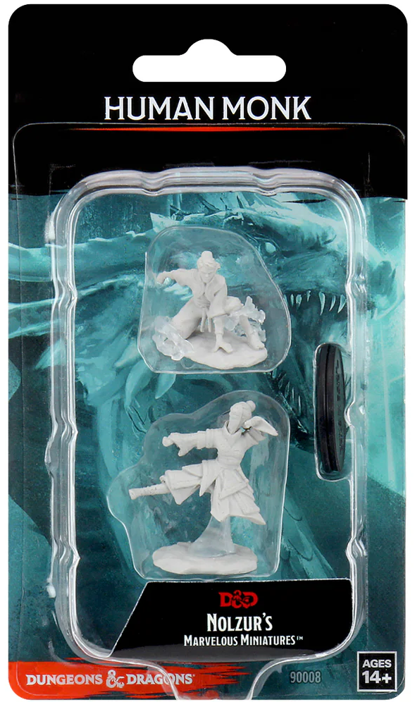 Dungeons & Dragons: Nolzurs Marvelous Miniatures: Human Monk (female) 90008